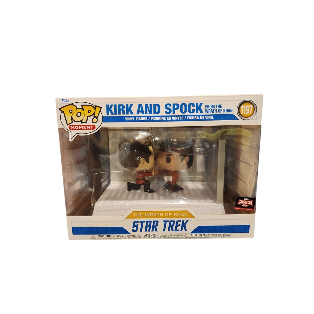 Funko Pop Moment Star Trek Kirk Spock Wrath of Khan 1197 Target Con Exclusive